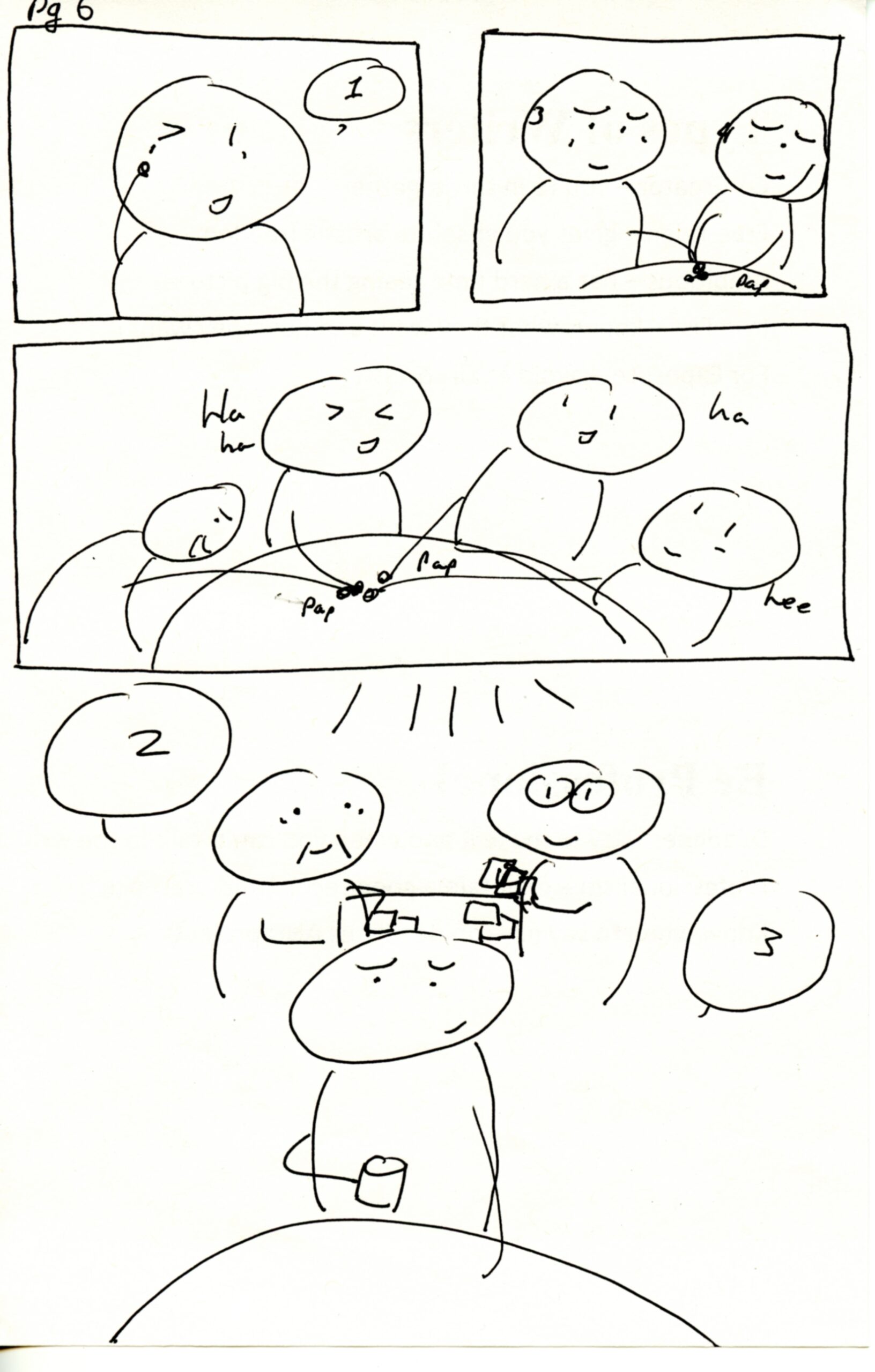 Thumbnail of the first image, done in thick black gel pen.